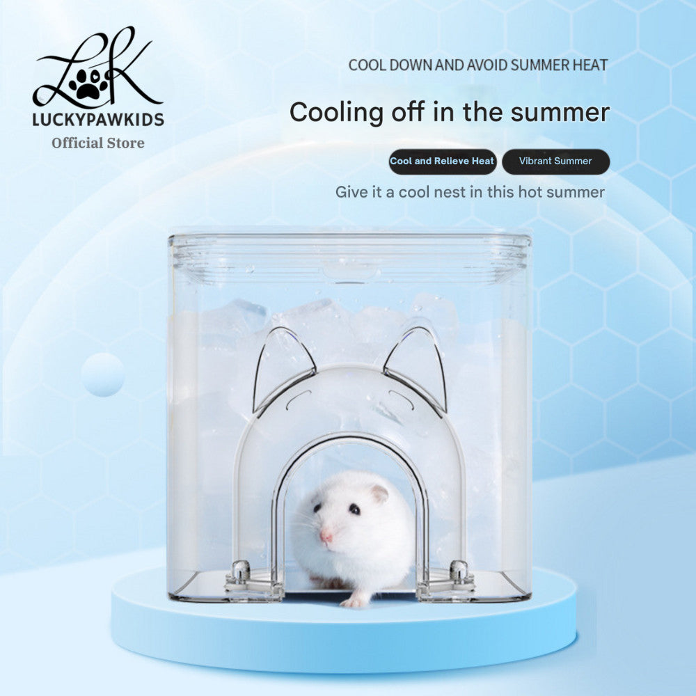 Hamster Cooling Ice Box With Aluminum Plate
