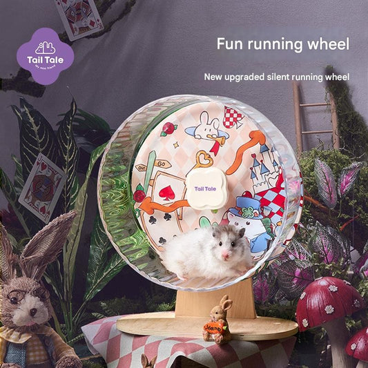 Tail Tale Hamster Silent Running Wheel 26cm