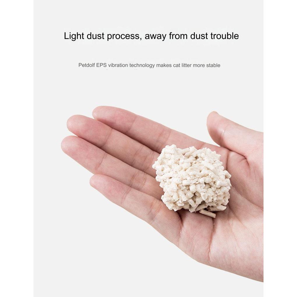 Milk Tofu Cat Litter, Water-Absorbing Particles, Degradable, Dust-Free, Multi-Flavored, Strong Water-Absorbing