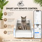 Smart Automatic Cat Litter Box with App Control | Self Cleaning | WiFi Remote | Odor Control | Luckypawkids Official