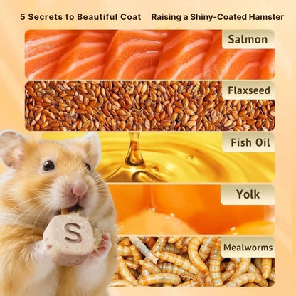Tafit Hamster Super Food Freeze-Dried Hamster Food Berry Fruit Food Nutritional Supplement Food