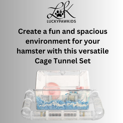 Hamster Cage Tunnel Set, designed to provide hours of fun, exploration for your small pet