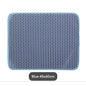 Cat Litter Mat 45x60cm Waterproof Cat Mat Anti-Splash EVA Double Layer Filter Anti-Leakage Control Litter Mat