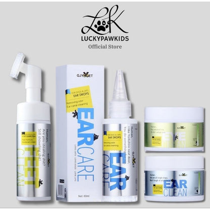 Paw Cleaning Kit/ Ear Cleaning solution/ Pet Cleaning Kit/Ear wipes /Eye Wipes
