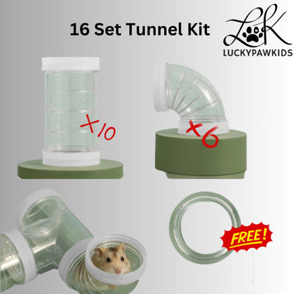 Hamster Cage Tunnel Set, designed to provide hours of fun, exploration for your small pet