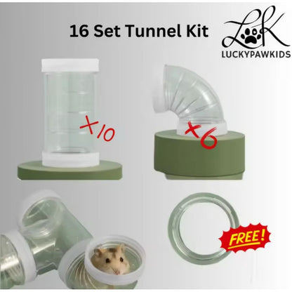 Hamster Cage Tunnel Set, designed to provide hours of fun, exploration for your small pet