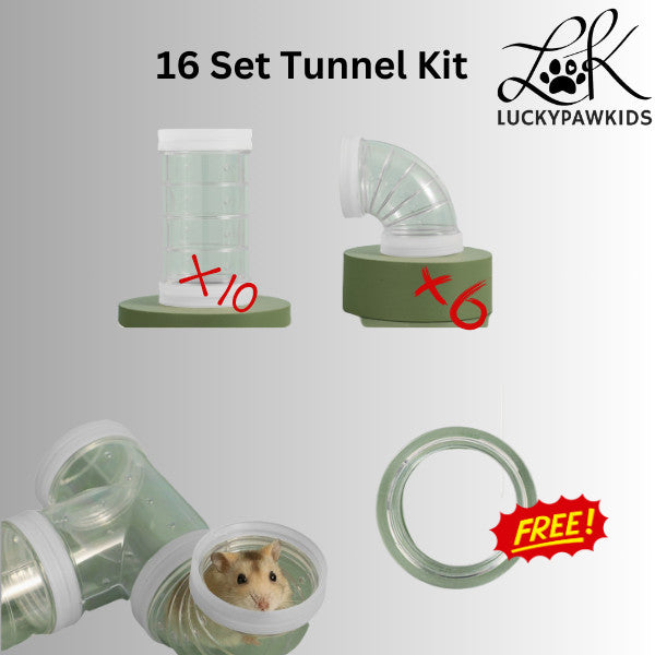 Hamster Cage Tunnel Set, designed to provide hours of fun, exploration for your small pet