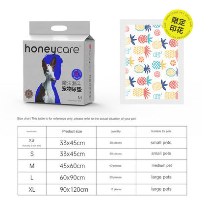 HONEYCARE PEE PAD / Dog Training Pee Pad / Pets / Urine Pad / Premium Grade/Luckypawkids