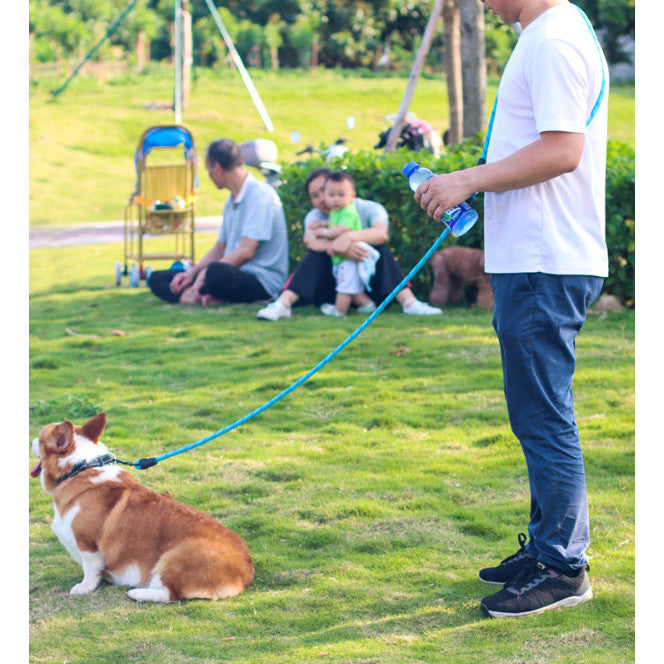 Diagonal Running Traction Rope Hands-Free One-To-Two Double-Ended Dog Rope Dog Chain Dog Leashes