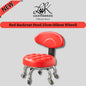 Backrest Stool With Silent Wheel 23cm Comfortable Support Stool / Round Stool