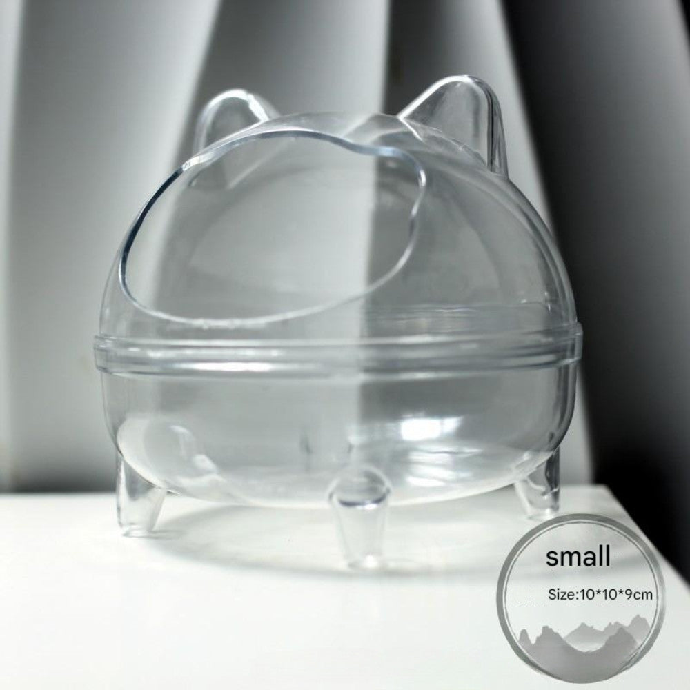 Large Hamster Toilet / Small Hamster Bathroom / Transparent Toilet For Syrian