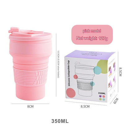 Foldable Water Bottle 350ml - 600ml Collapsible Retractable Travel Gym Sport Kids  Silicone Bottle Portable Outdoor