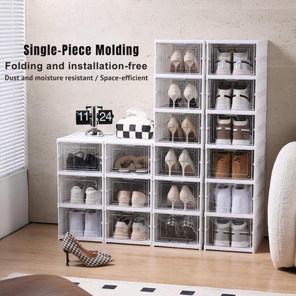 Foldable Shoe Box Transparent Display Box / Storage Box