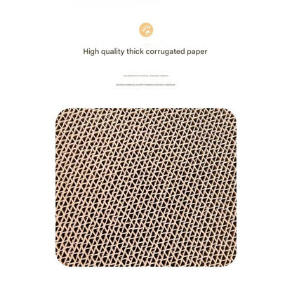Cat Scratching Board, Cat Sofa, Wear-Resistant Corrugated Paper, Scratch-Resistant Cat Claw Board, Extra large