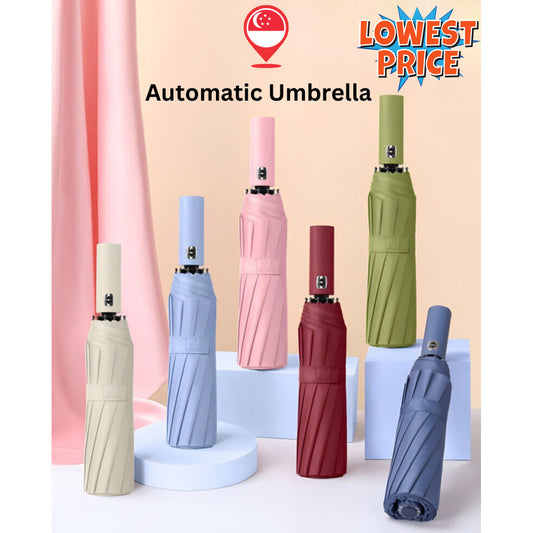 Cheapest 8 Ribs Automatic Umbrella Windproof Large Umbrella Auto Open and Close Excellent Water Repellency