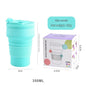 Foldable Water Bottle 350ml - 600ml Collapsible Retractable Travel Gym Sport Kids  Silicone Bottle Portable Outdoor
