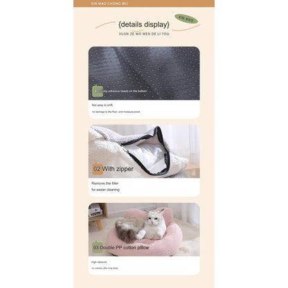 Removable And Washable Dog Bed, Extra Large And Thick Cat Bed