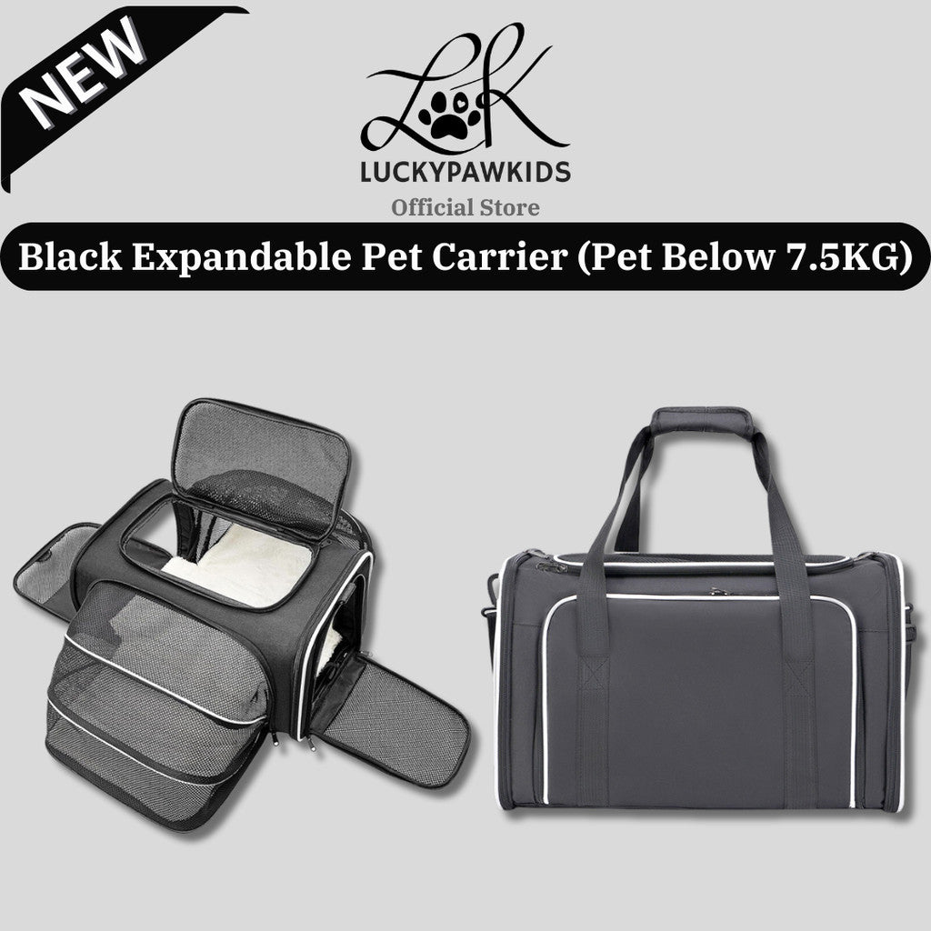 Expandable Pet Bag Portable Cat Bag With Large Capacity For Two Small Pet Bags Cat Carrier Travels Bag