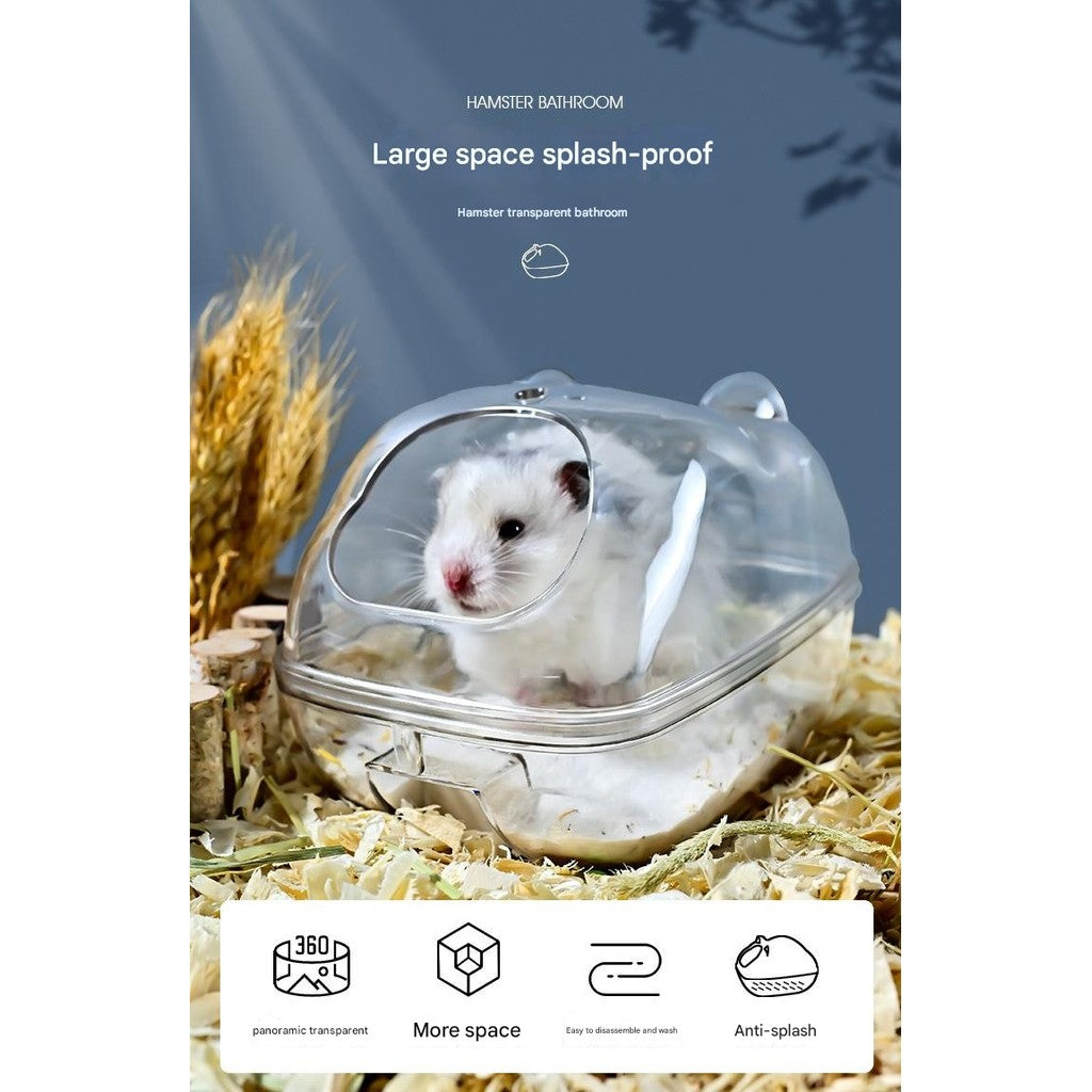 Large Hamster Toilet / Small Hamster Bathroom / Transparent Toilet For Syrian