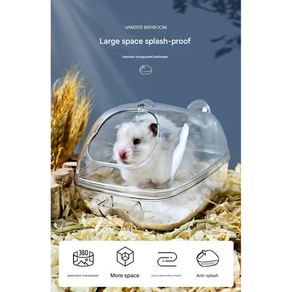 Large Hamster Toilet / Small Hamster Bathroom / Transparent Toilet For Syrian