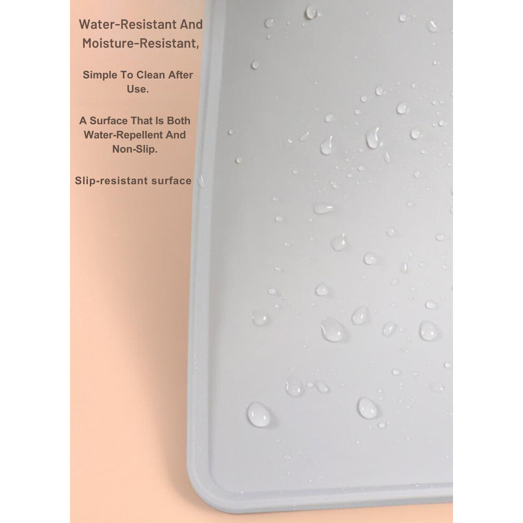 Silicone Pet Feeding Mat For Dog Cat Waterproof Non-Slip Bowl Mat Pet Feeding Placemat Easy Washing Luckypawkids