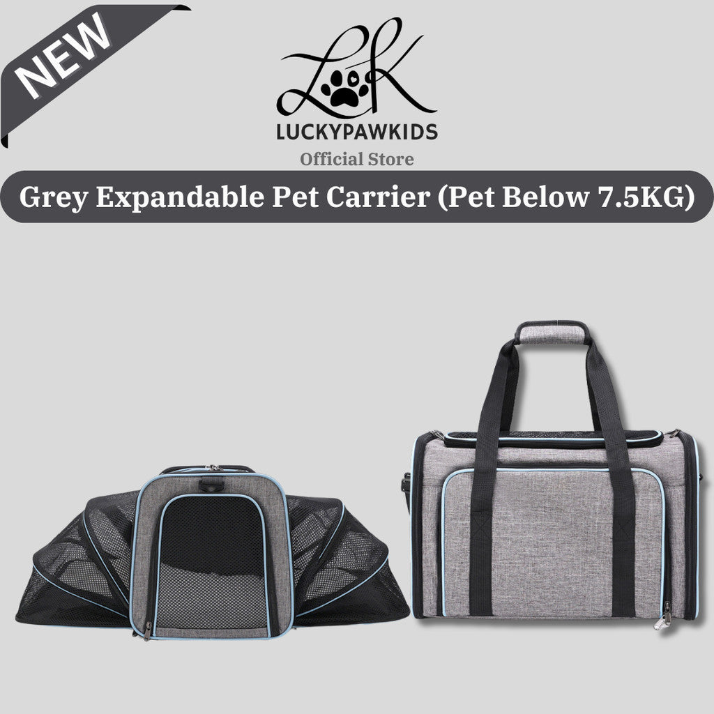 Expandable Pet Bag Portable Cat Bag With Large Capacity For Two Small Pet Bags Cat Carrier Travels Bag