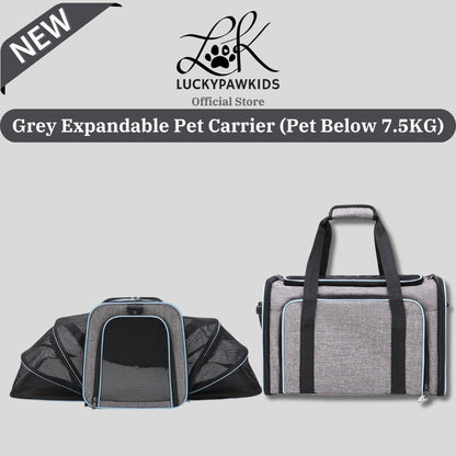 Expandable Pet Bag Portable Cat Bag With Large Capacity For Two Small Pet Bags Cat Carrier Travels Bag