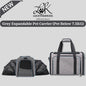 Expandable Pet Bag Portable Cat Bag With Large Capacity For Two Small Pet Bags Cat Carrier Travels Bag