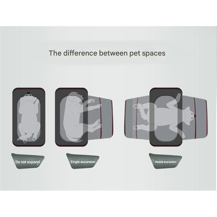 Expandable Pet Bag Portable Cat Bag With Large Capacity For Two Small Pet Bags Cat Carrier Travels Bag
