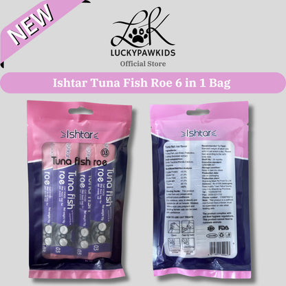NEW Packaging High Quality Premium Ishtar Nutritious Cat Strips 6 in 1 Bag / Cat Treat / Cat Food / Cat Snacks /Wet Food