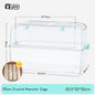 Yee Transparent Crystal Hamster Cage 50.5x30x30cm