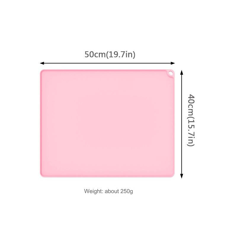 Silicone Pet Feeding Mat For Dog Cat Waterproof Non-Slip Bowl Mat Pet Feeding Placemat Easy Washing Luckypawkids