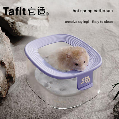 Tafit Hamster Toilet Bathroom For Syrian / Dwarf Splash-Proof and Leak-Proof Easy Clean