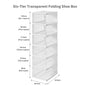 Foldable Shoe Box Transparent Display Box / Storage Box