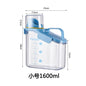 Pet Food Storage Moisture-Proof Sealed Jar Grain Barrel Large Jar With Lid Transparent Fresh-Keeping Box Barrel