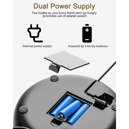 Automatic Pet Cat, Dog Feeder 4L Tuya APP Remote WIFI Smart Pet Feeder Distribution Does Not Get Food Stuck