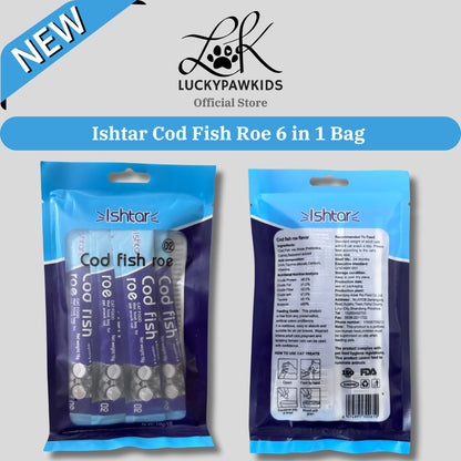 NEW Packaging High Quality Premium Ishtar Nutritious Cat Strips 6 in 1 Bag / Cat Treat / Cat Food / Cat Snacks /Wet Food