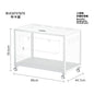 Bucatstate Hamster Cage 80cm / 100cm Stackable Design Come With Wheels
