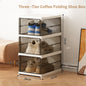 Foldable Shoe Box Transparent Display Box / Storage Box