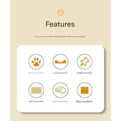 Cat Scratching Board, Cat Sofa, Wear-Resistant Corrugated Paper, Scratch-Resistant Cat Claw Board, Extra large