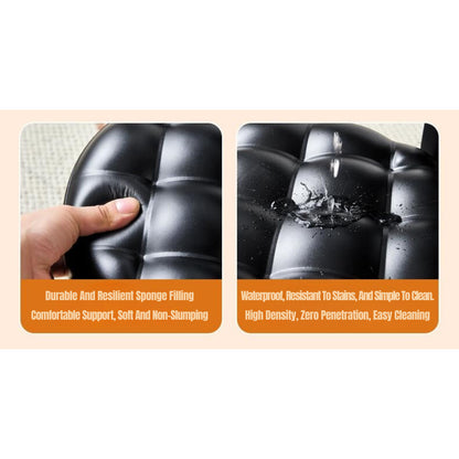 Backrest Stool With Silent Wheel 23cm Comfortable Support Stool / Round Stool