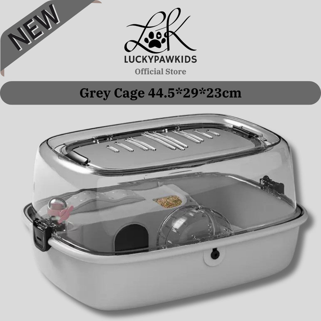 Hamster Cage 35.5cm / 44.5cm Secure, and Stylish Habitat for Happy Hamsters