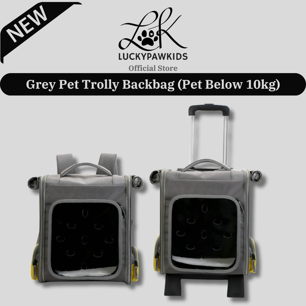 Cross-Border Pet Trolley Case Foldable Breathable Cat Backpack Portable Pet Trolley Bag Multifunctional Pet Backpack