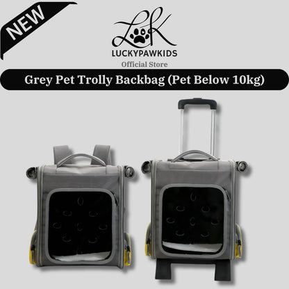 Cross-Border Pet Trolley Case Foldable Breathable Cat Backpack Portable Pet Trolley Bag Multifunctional Pet Backpack