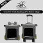 Cross-Border Pet Trolley Case Foldable Breathable Cat Backpack Portable Pet Trolley Bag Multifunctional Pet Backpack