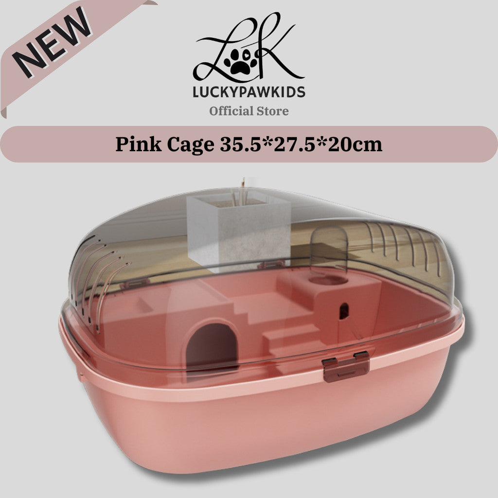 Hamster Cage 35.5cm / 44.5cm Secure, and Stylish Habitat for Happy Hamsters