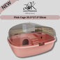 Hamster Cage 35.5cm / 44.5cm Secure, and Stylish Habitat for Happy Hamsters