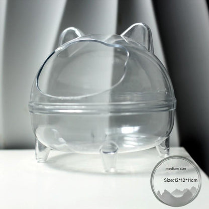Large Hamster Toilet / Small Hamster Bathroom / Transparent Toilet For Syrian