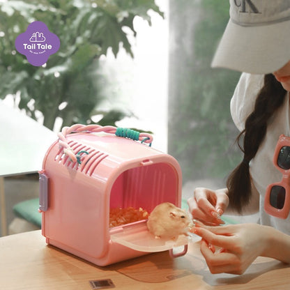Tail Tale Hamster Carrier Cage 18.3*18.3*17cm