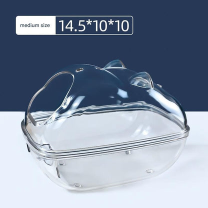 Large Hamster Toilet / Small Hamster Bathroom / Transparent Toilet For Syrian